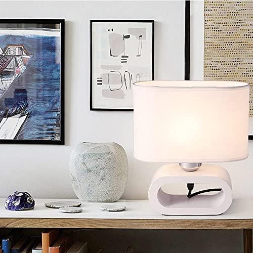 LED ламба за маса во кревет E27 Едноставност Дрвена маса за ламба со ткаенина, креативни светла за креветчиња за кревети, ламби за