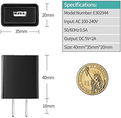 USB Micro Cable Rapid Charger компатибилен Samsung Galaxy Tab E 7.0 Lite 8.0 9.6 SM-T113 SM-T560 SM-T561 SM-T375 Замена на адаптер за напојување UL наведен