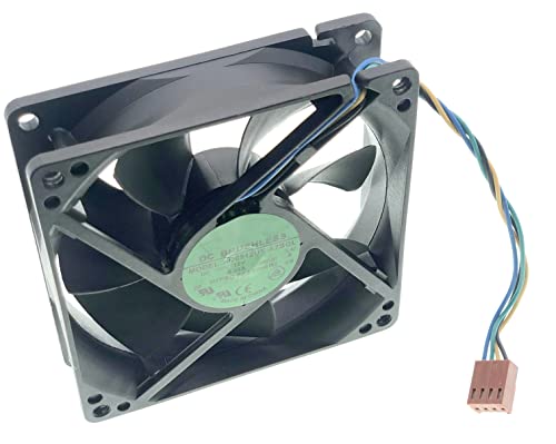 Leyeydojx нов вентилатор за ладење на случаи за AD0912UX-A7BGL, вентилатор за шасија на Gale волумен ， DC12V 0,50A 4-пински 4-жица