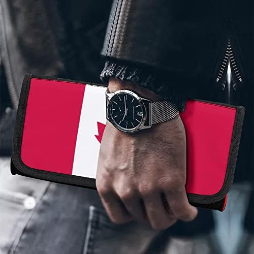 Канадско знаме за носење на знаме за преносен држач за складирање на конзола за игри со додатоци за слот за картички