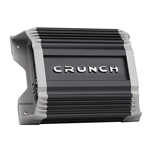 Crunch PZ2-1530.4d PowerZone 1500 Watt Mono Amplifier, 4-канален аудио засилувач на автомобили, вклучен далечински бас