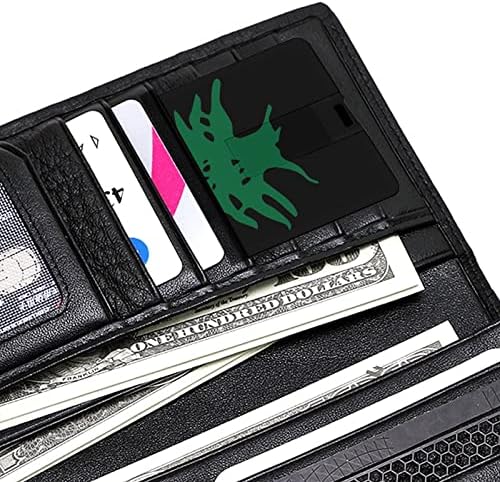 Британска Колумбија Дрво Кредитна Банкарска Картичка USB Флеш Дискови Пренослив Мемориски Стап Клуч За Складирање Диск 32G