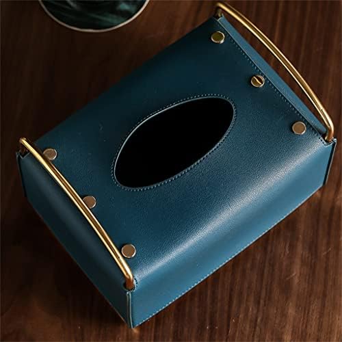Llly Leather Tissue Box Home Dine Dation е сега американска трпезариска маса за масичка за масичка за хартија