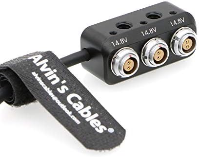 Каблите на Алвин од 1 до 3 мини кабел за сплитер на електрична енергија 2 пински машки до 3 2 пински женски кутија за ARRI црвени камери Терадек