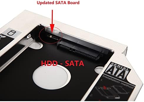 DY-tech 2-ри Hdd SSD Хард Диск Caddy Рамка Фиока за HP ProBook 6560b 6565b