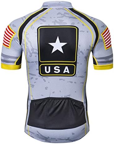 Нова про -целосна патент машка маичка за велосипедизам со кратки ракави за возење во САД САД