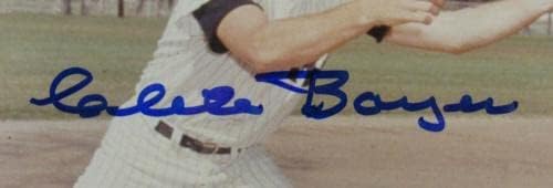 Клит Бојер потпиша автоматски автограм 8x10 Фото XIII - Автограмирани фотографии од MLB