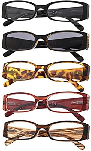 Gr8Sight Ретро Очила За Читање Вклучуваат Очила За Сонце Жените И Мажите Пакет +1.75