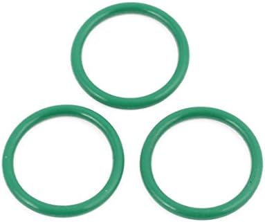 AEXIT 50pcs зелени заптивки и о-прстени 20мм x 1,9мм отпорност на топлина што не е отпорна на маслото NBR нитрилна гума О прстен О-прстени