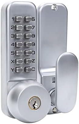 Rfxcom Комбинација Од Легура На Цинк Механичка Дигитална Брава На Вратата Без Брави Со Кодови За Копчиња За Домашна Безбедност Мебел хардвер 1 парчиња
