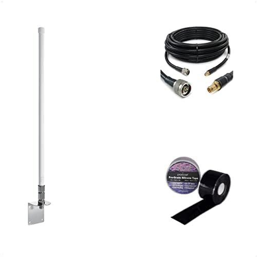Proxicast 10 dbi 4g, 5g омни антена + 50 ft SMA/N Coax кабел + бесплатна силиконска лента
