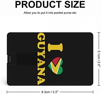 Сакам Гвајана Срце Знаме Флеш Диск USB 2.0 32g &засилувач; 64G Преносни Меморија Стап Картичка За КОМПЈУТЕР/Лаптоп