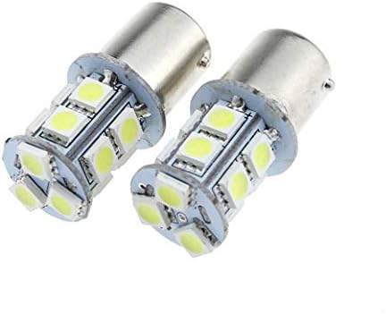 GLOFE 12V 1156 10 PACK BRIGHT 1156 1141 1003 13-SMD бели LED светилки за внатрешни работи на автомобили RV Camper светло