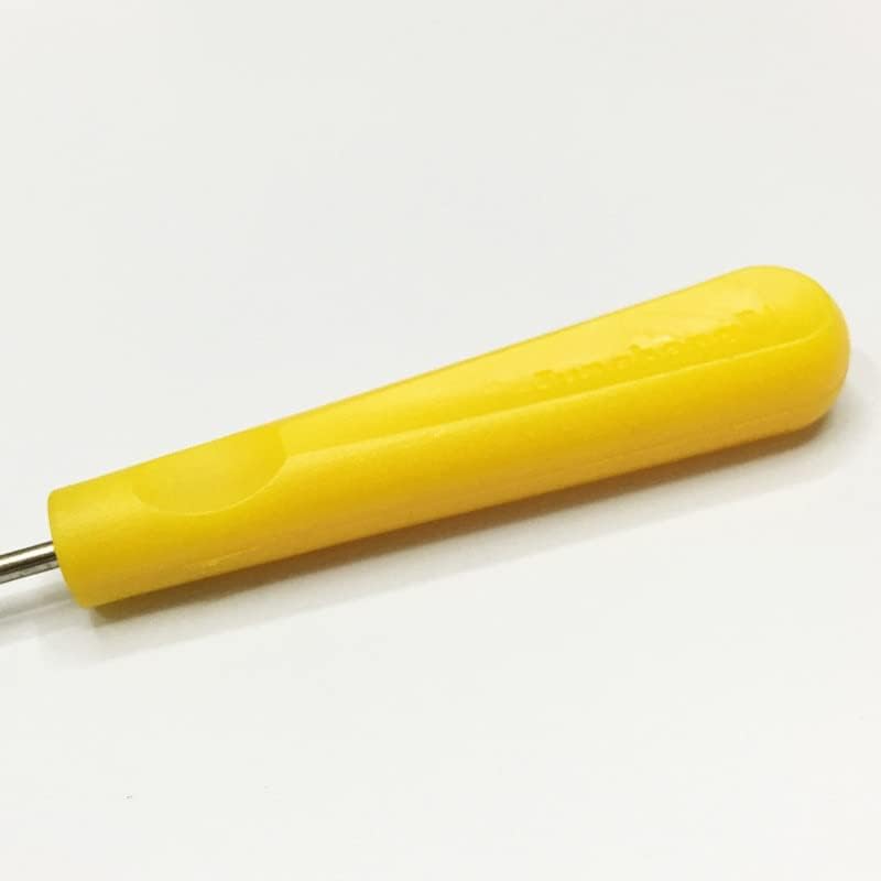 1 парчиња кожа пластична рачка AWL алати за рачен заболување зашици за шиење на кожа за шиење на игла за шиење игла