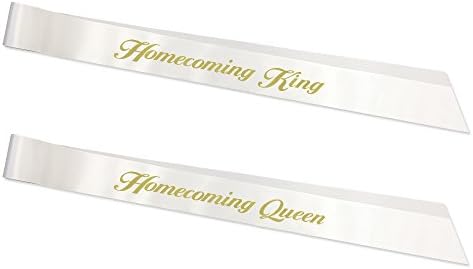 Ribbonsnow Homecoming King and Homecoming кралицата Саш сет - направен во САД