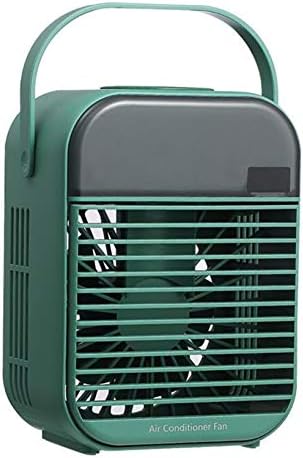 Преносен вентилатор за климатик со рачка, личен испарувачки ладилник за воздух Супер тивка биро за вентилатор ладилник со УСБ, приполн со воздухот овлажнувач за за