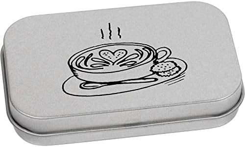 Азиеда „срце кафе“ метално шарки со канцелариски калај/кутија за складирање