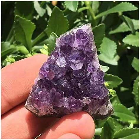 1 парчиња природен уругвај аметист кластер дома декорација Виолетова кристален камен исцелување минерални примероци кластер декор полу-скапоцено