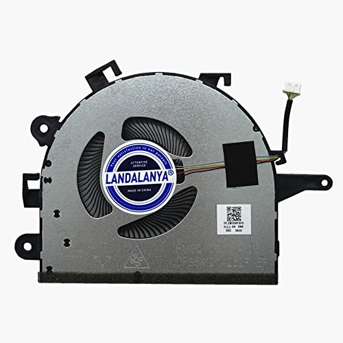 LANDALANYA Replacement New CPU Cooling Fan for Lenovo IdeaPad 3-17ADA05 3-17ARE05 3-17IML05 3-17IIL05 V17-IIL 5F10S13908 81WC