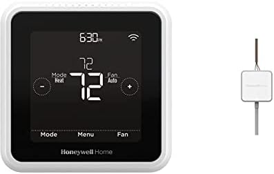 Нов 2023 година! Honeywell Home RTH8800WF2022, T5 WiFi Smart Thermostat, 7-дневен допир на допир, Alexa Ready, Geofencing Technology, Energy Star, со адаптер C-жица
