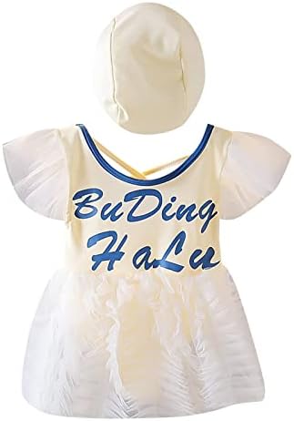 Летни девојки модна азбука шема за ракав Брза сува мрежа принцеза Принцеза за капење костум за капење Девојче за пливање шорцеви