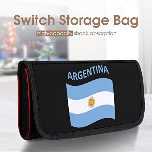 Случај за носење на знаме на Аргентина за прекинувач за складирање на торбички за складирање на торбички со слот за картички