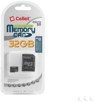 Cellet 32GB Кодак EasyShare Z1015 Е Микро Sdhc Картичката Е Прилагодена Форматирана за дигитално снимање со голема брзина, без загуби!