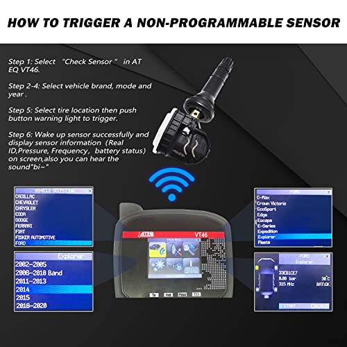 Sensor TPMS 315MHz DE8T-1A180-AA 9L3Z-1A189-A 9L3T-1A180-AE Систем за мониторинг на притисок на гумата на гумата, конкретен со Ford Explorer