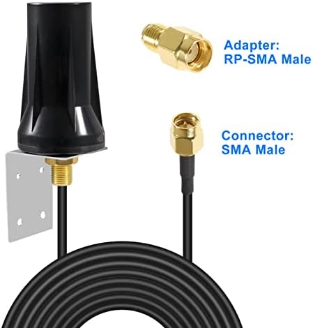 4G LTE на отворено wallид монтирање водоотпорна патека за камера антена SMA машки wallид монтирање антена компатибилна со мобилен