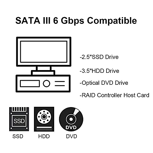 Usecl 4 пакет директно SATA III хард диск кабел 6.0Gbps, 7pin женски до женски датум кабел со брава за заклучување, должина: 18