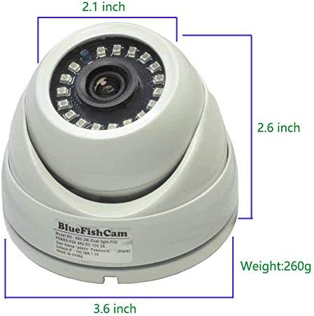 Wired Metal Dome POE IP Camera 4MP POE DOME мрежна камера на отворено CCTV инфрацрвена IP камера водоотпорен IP66