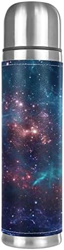 2 парчиња, Термос За Кафе, Шолја За Кафе За Патување, Изолирана Шолја, Кригла За Патување Со Кафе, 500мл, шема на маглина галаксија ѕвездено небо
