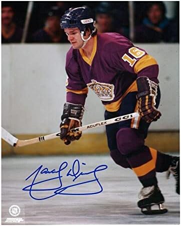 Марсел Дион потпиша Лос Анџелес Кингс 8 x 10 Фотографија - 70576 - Автограмирани фотографии од НХЛ