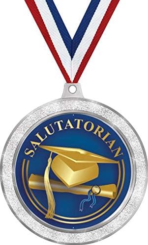 Поздравен Медал, 2 1/2 Сребрени Сјајни Медали За Дипломирање, Одлични Поздравни Награди