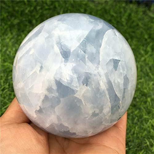 FOPURE Stone 70мм Природно сино калцит кварц топка со топка топка Реики терапија природни камења и минерали