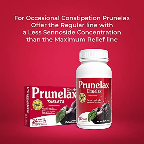 Prunelax ciruelax Максимален олеснување природен лаксатив за повремено запек, 100 таблети