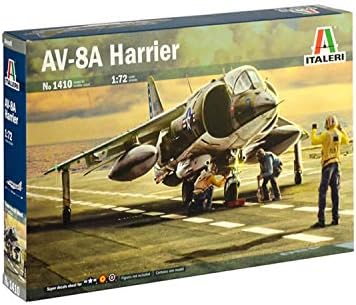 Italeri ITA1410 1:72 AV-8A Harrier [комплет за градење модел]