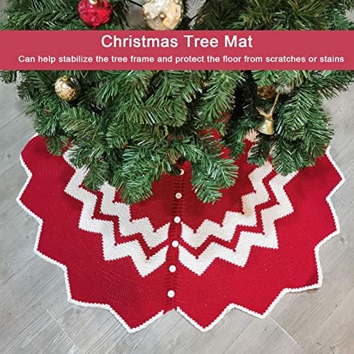 Тепих на Божиќно дрво, стилски елки за елки, мека миризба удобна за новогодишна елка за Божиќ