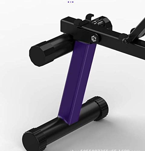 Студио Dulplay Gym & Fitness, алатка за преклопување на римска столица опрема за вежбање за дома, прилагодлива фитнес клупа на глувци црна