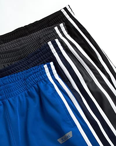 ixtreme 4 пакет атлетски момчиња руно џокери џемпери, перформанси активни панталони за патеки за млади за млади момчиња со џебови
