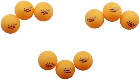 Мапол 100 Брои 3-Ѕвезда Портокал Пракса Пинг-Понг Топки Напредни Пинг-Понг Топки